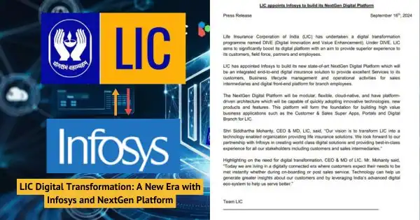 LIC Digital Transformation A New Era with Infosys and NextGen Platform